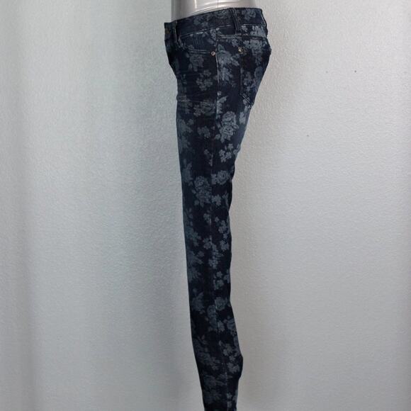 Rewash Jean Like Floral Print Pull on Jeggings Juniors Size 1 - Picture 2 of 7